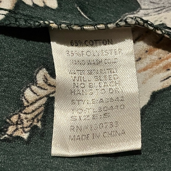 UMGEE long duster kimono oversized small-xl green floral tropical boho layering - Picture 8 of 10